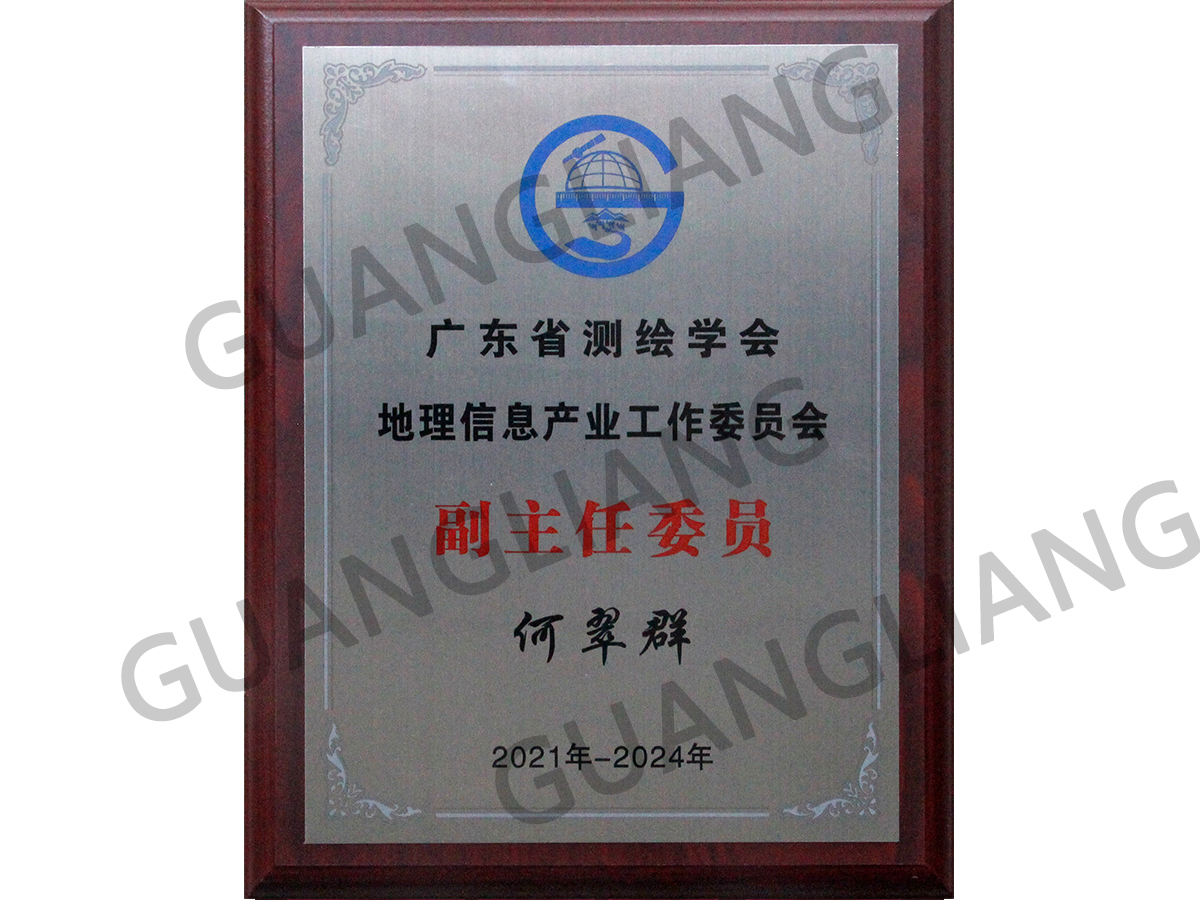 广东省测绘学会地理信息产业工作委员会副主任委员