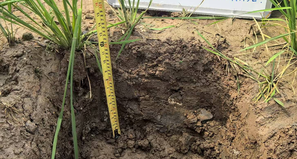 开启农业出产切合性评价，我司首家进行耕地质量验收“侵入体”检测